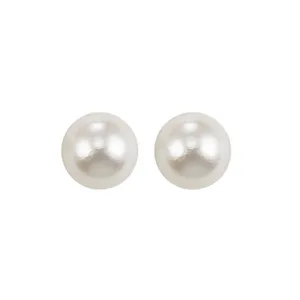 Silver (SLV 995) Classic Book Freshwater Pearls Fashion Earrings