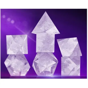 Sirius Dice Set - Clear Cloak and Dagger Poly 7 Set (Over 18s only)