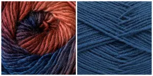 (Sizes Small/Medium or Large - X-Large) PREORDER KIT Embossed Phoenix Cardigan - BLUE   BERRY