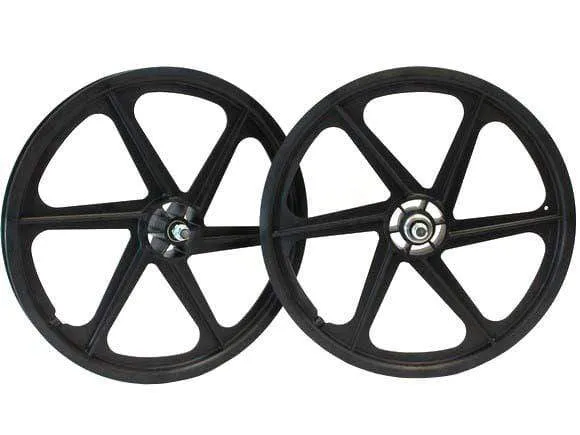 Skyway 6 Spoke Tuff Wheels 20 Inch Pair Front and Rear
