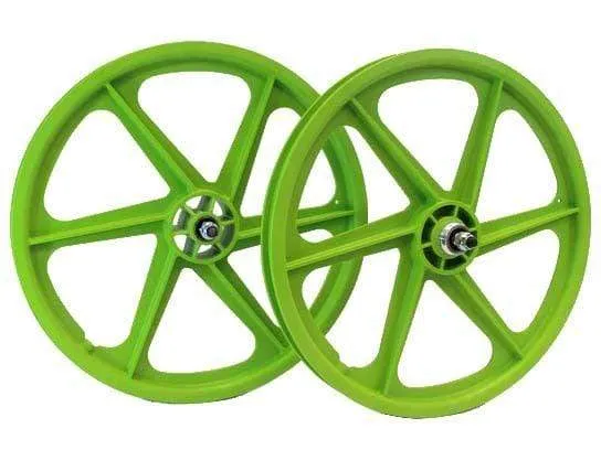 Skyway 6 Spoke Tuff Wheels 20 Inch Pair Front and Rear