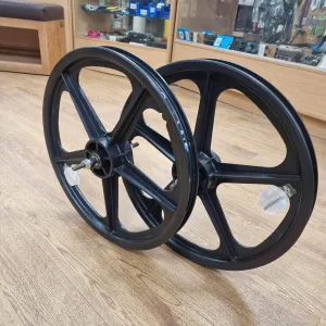 Skyway Tuff Mag Wheels Black Slight Seconds Pair