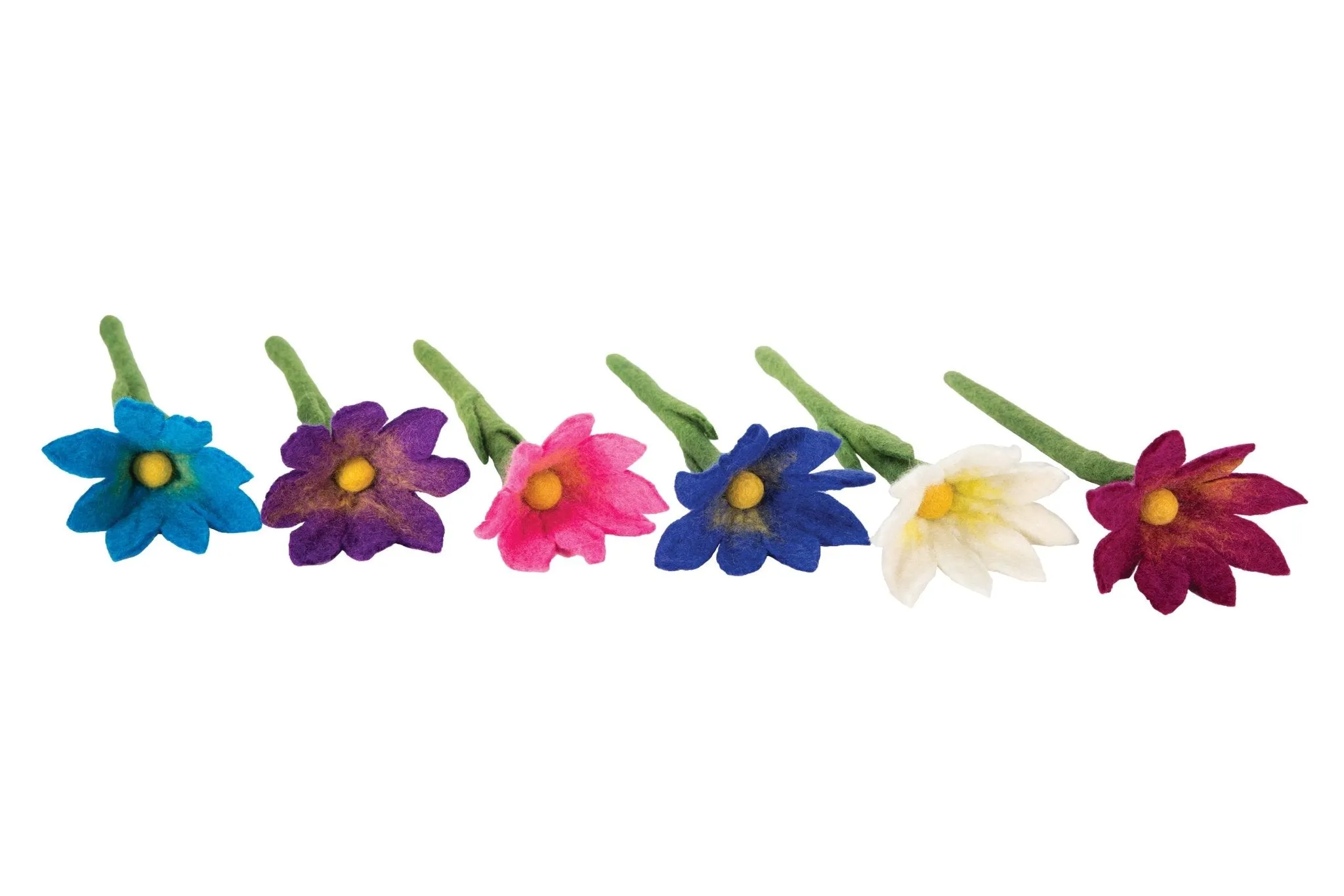 Small Sharp Design Color Flower Stick