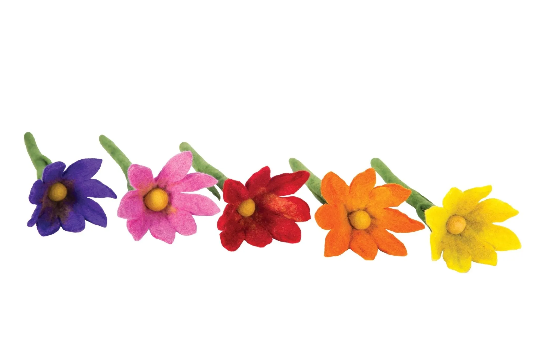 Small Sharp Design Color Flower Stick