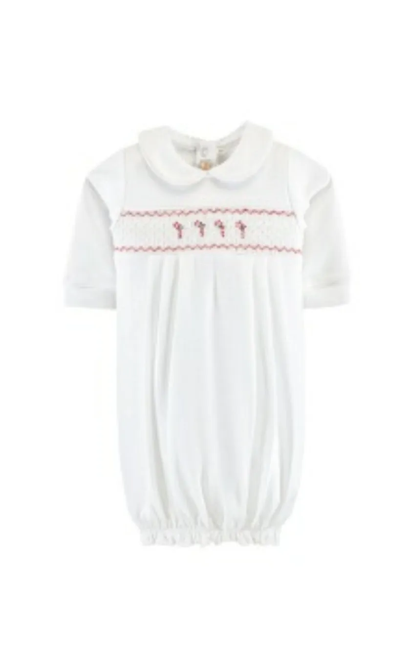 Smocked Candy Cane Boy Gown