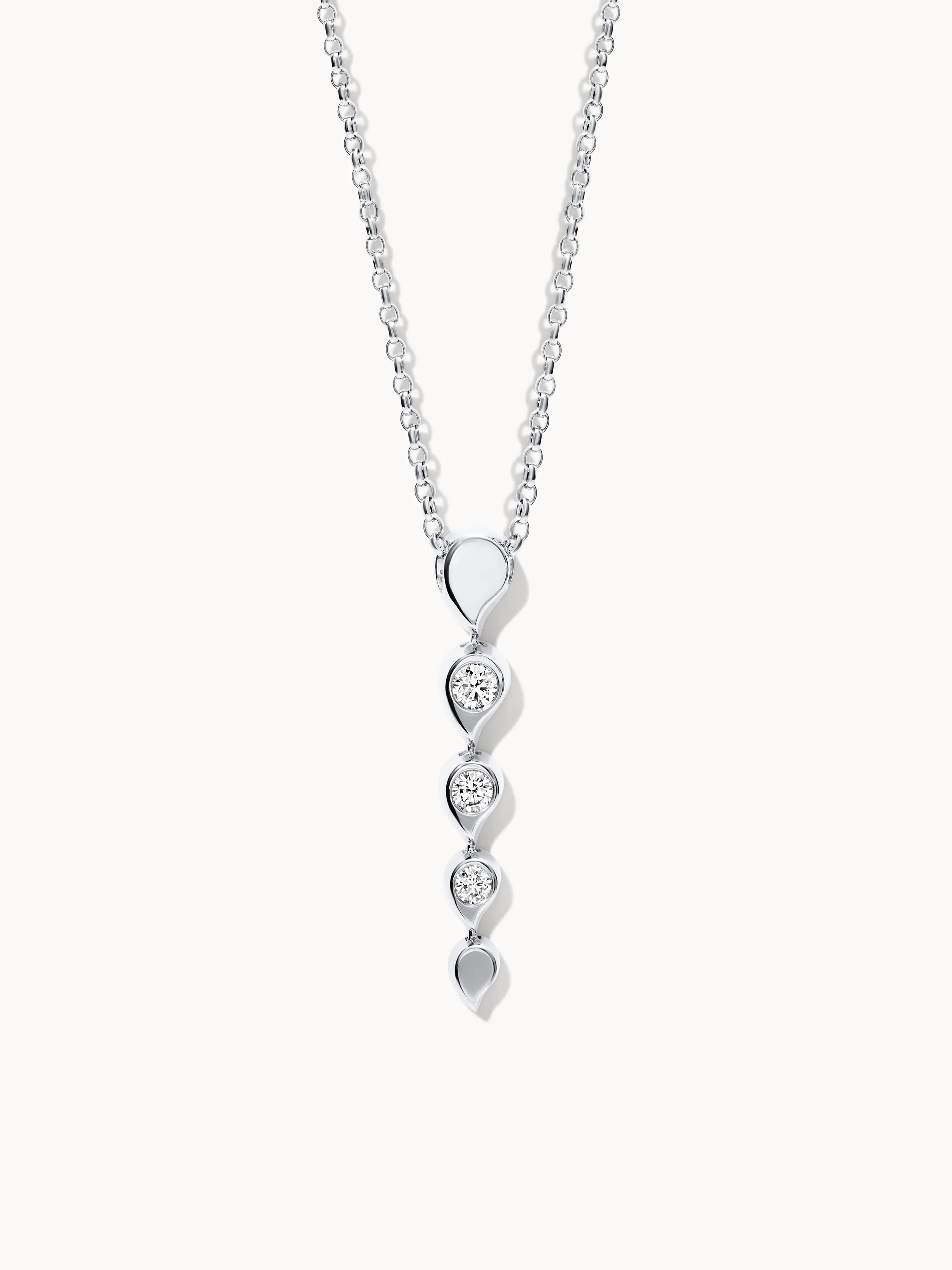 SNOWFLAKES Rivière pendant Classic