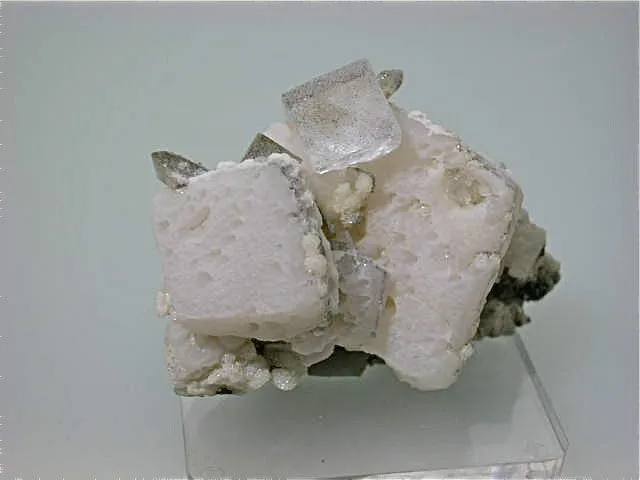 SOLD Fluorite on Calcite, Naica Complex, Chihuahua, Mexico Miniature 3.5 x 4 x 5.5 cm $75. Online 12/20