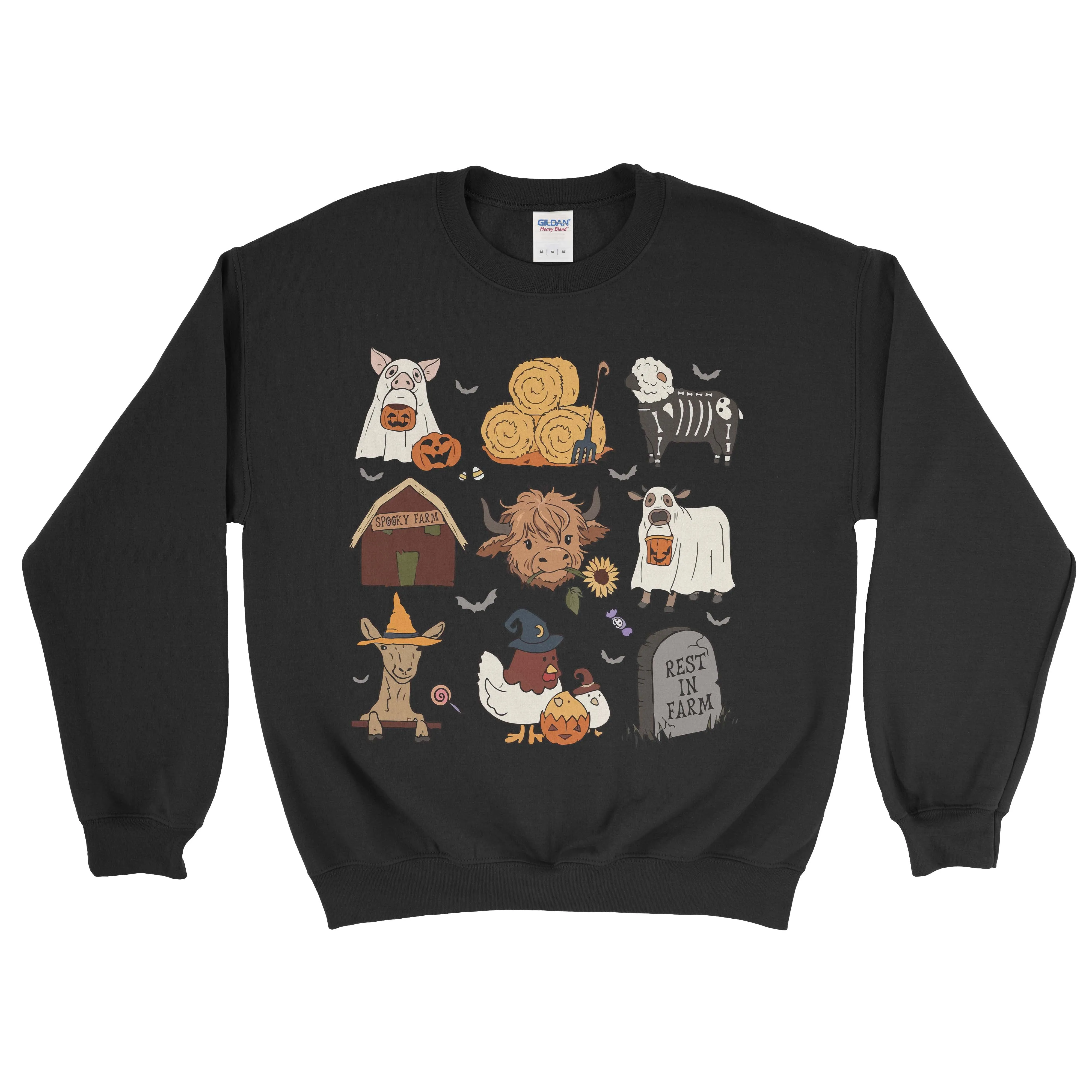 SPOOKY FARM HALLOWEEN SWEATSHIRT