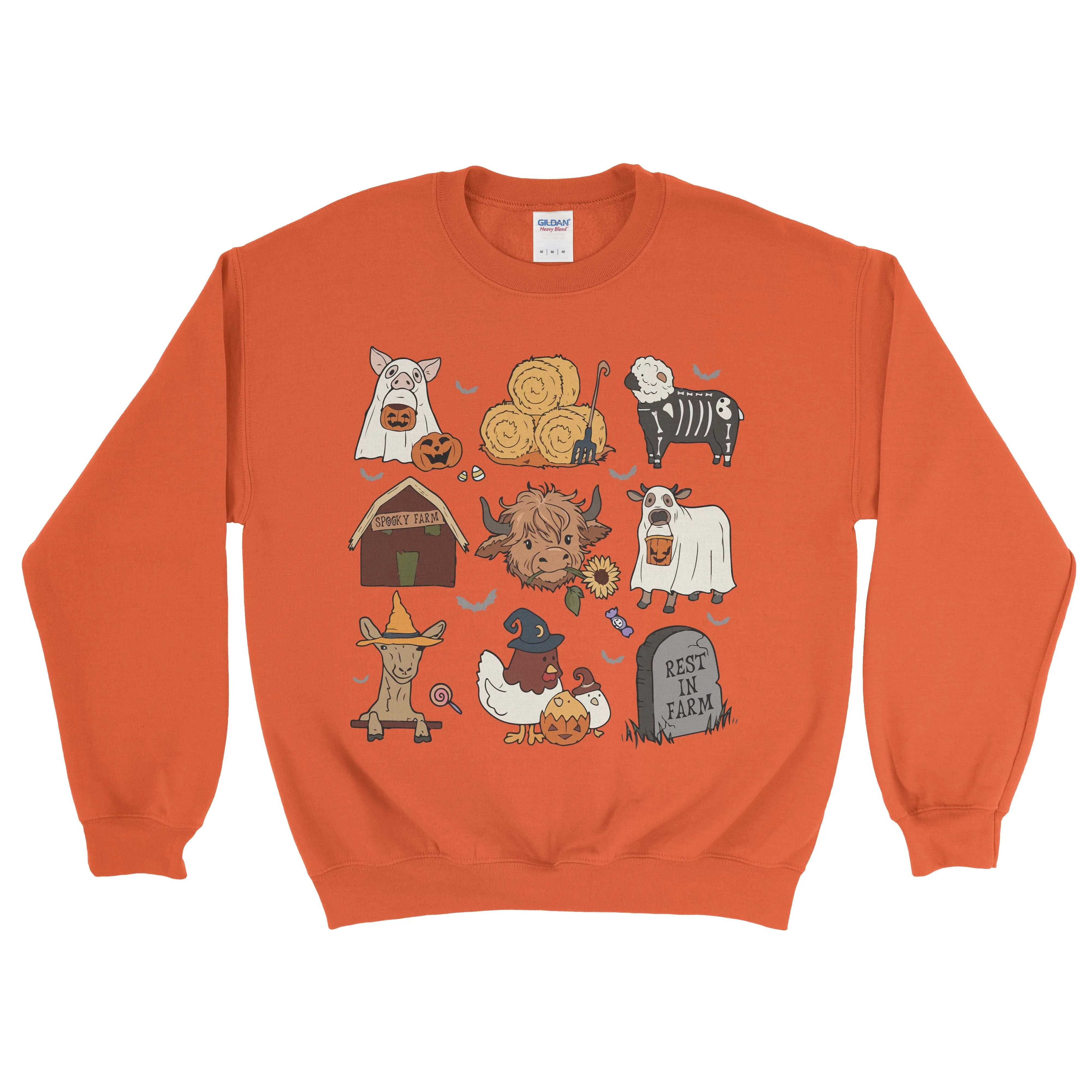 SPOOKY FARM HALLOWEEN SWEATSHIRT