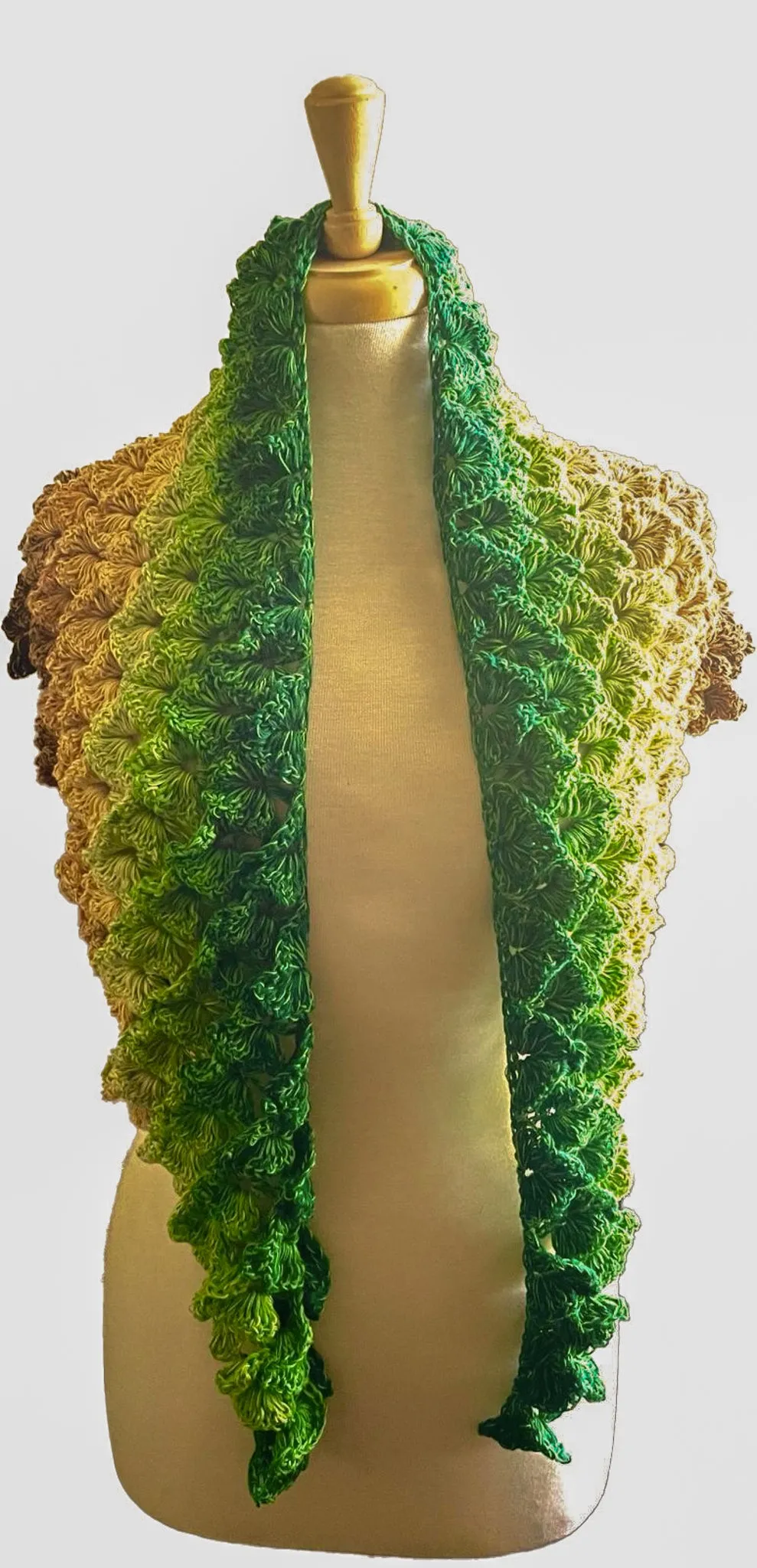 Spring Leaves Shawl
