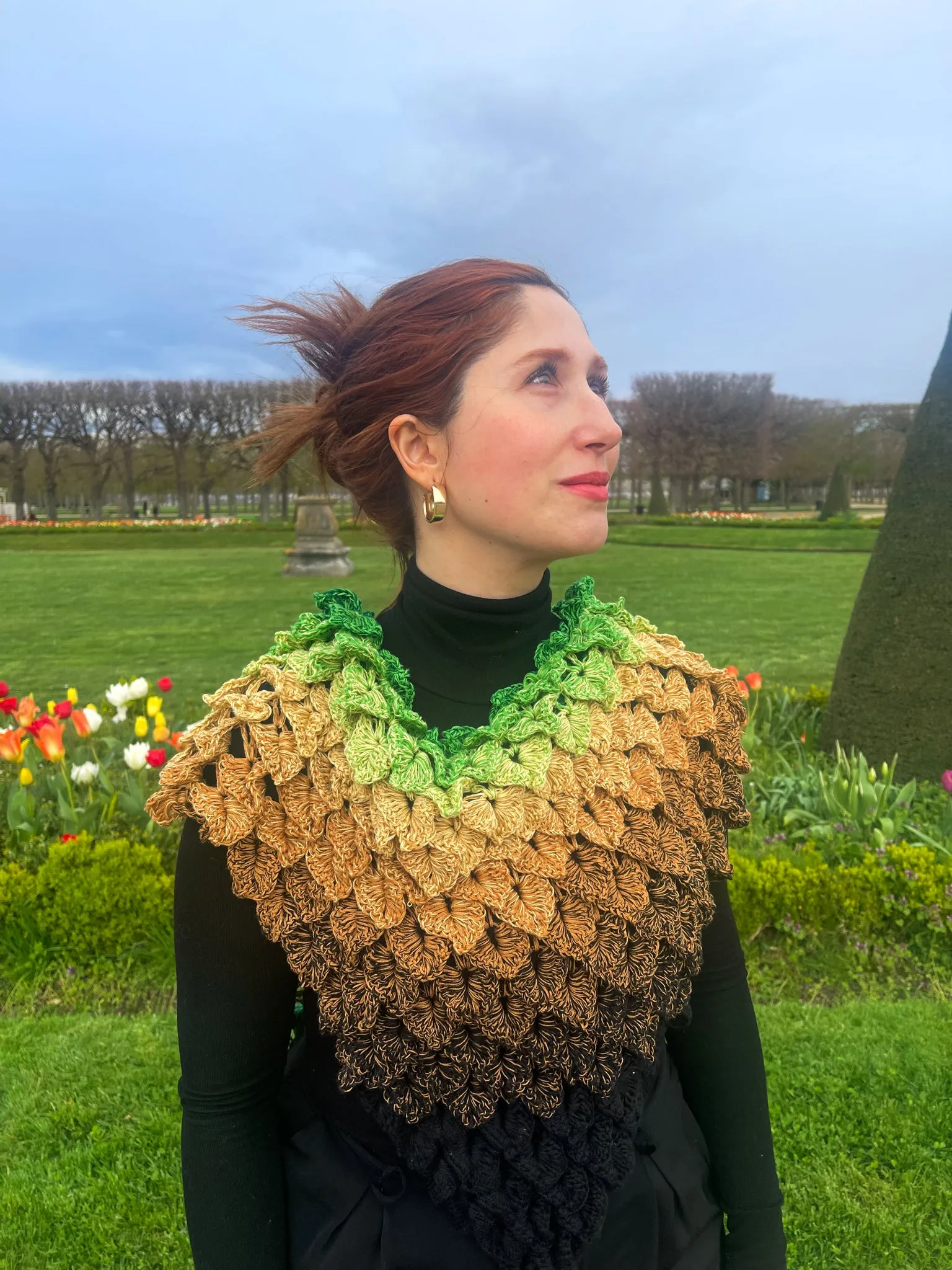 Spring Leaves Shawl