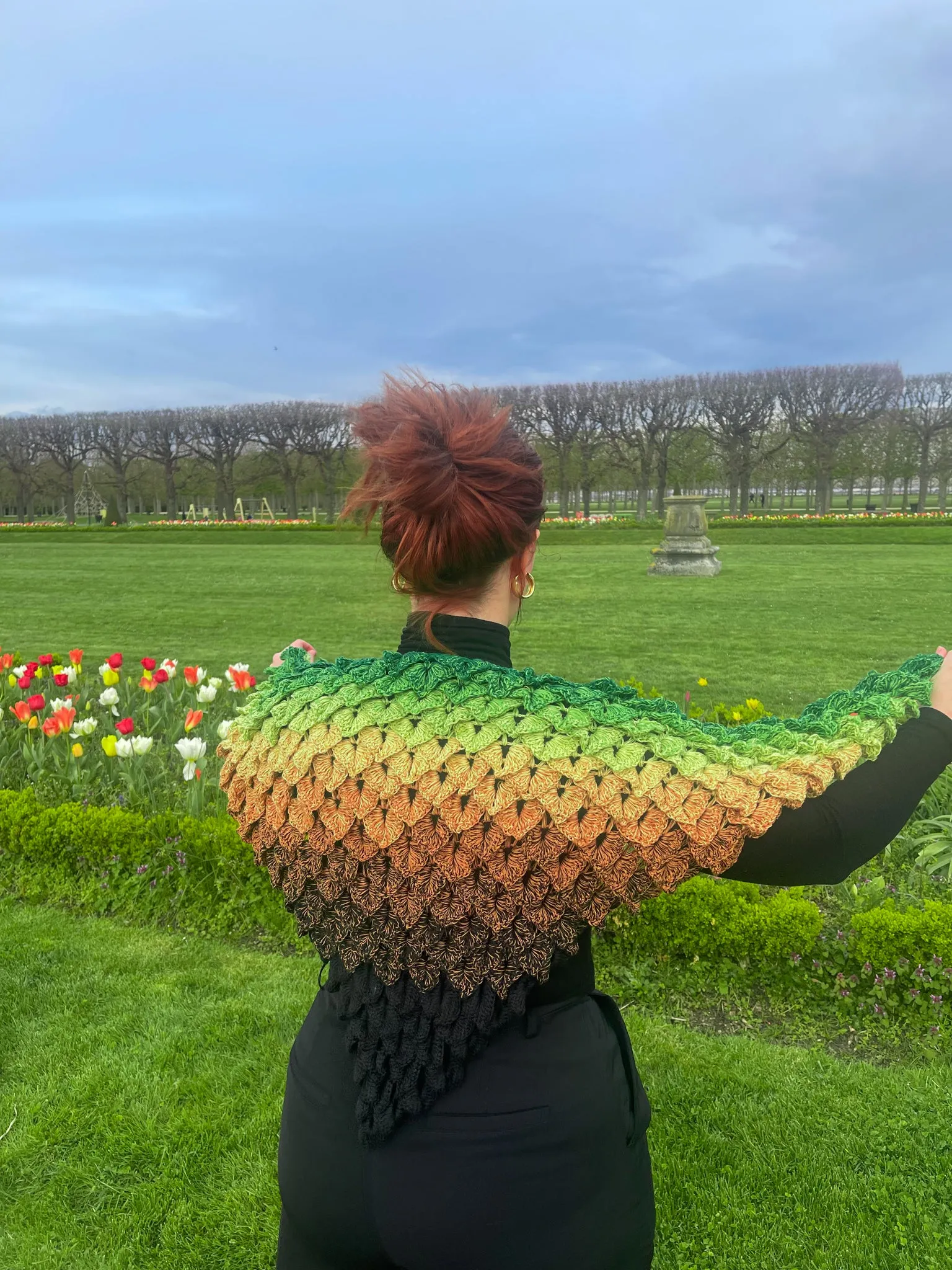 Spring Leaves Shawl