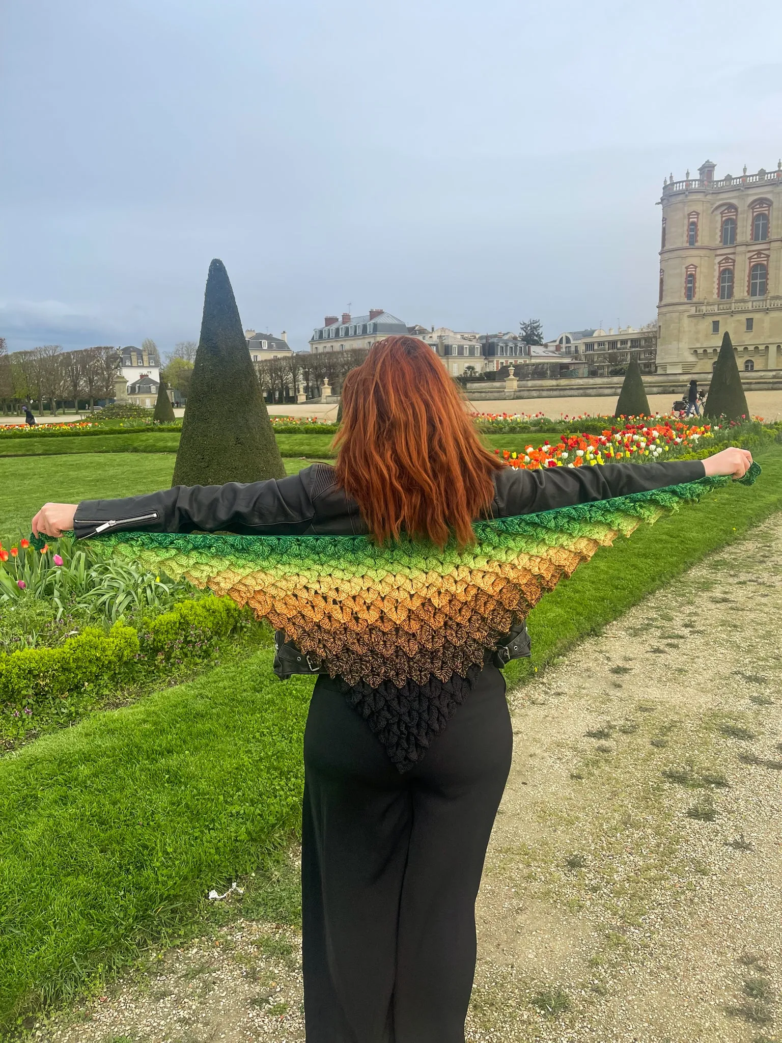 Spring Leaves Shawl