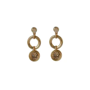 Stone Earrings - Light Colorado Topaz
