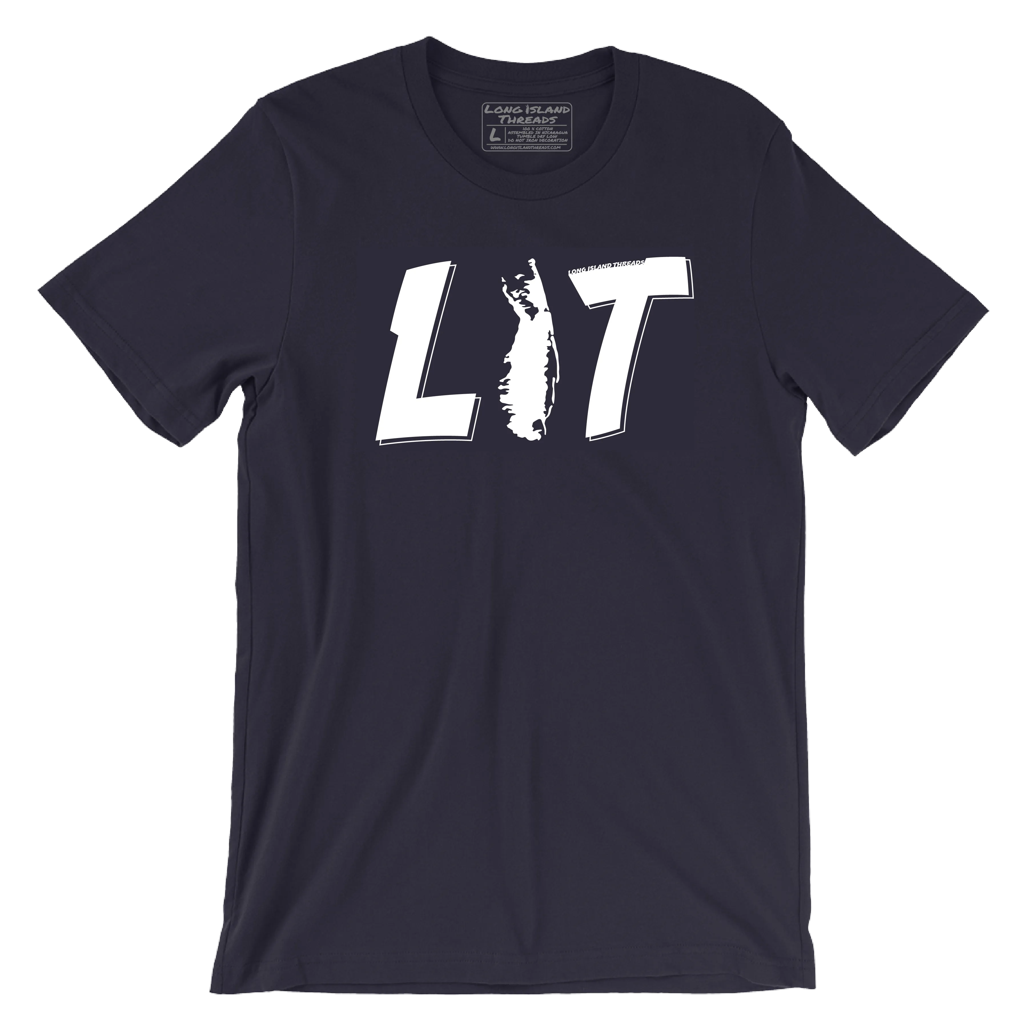 Straight Up LIT T-Shirt (Navy)