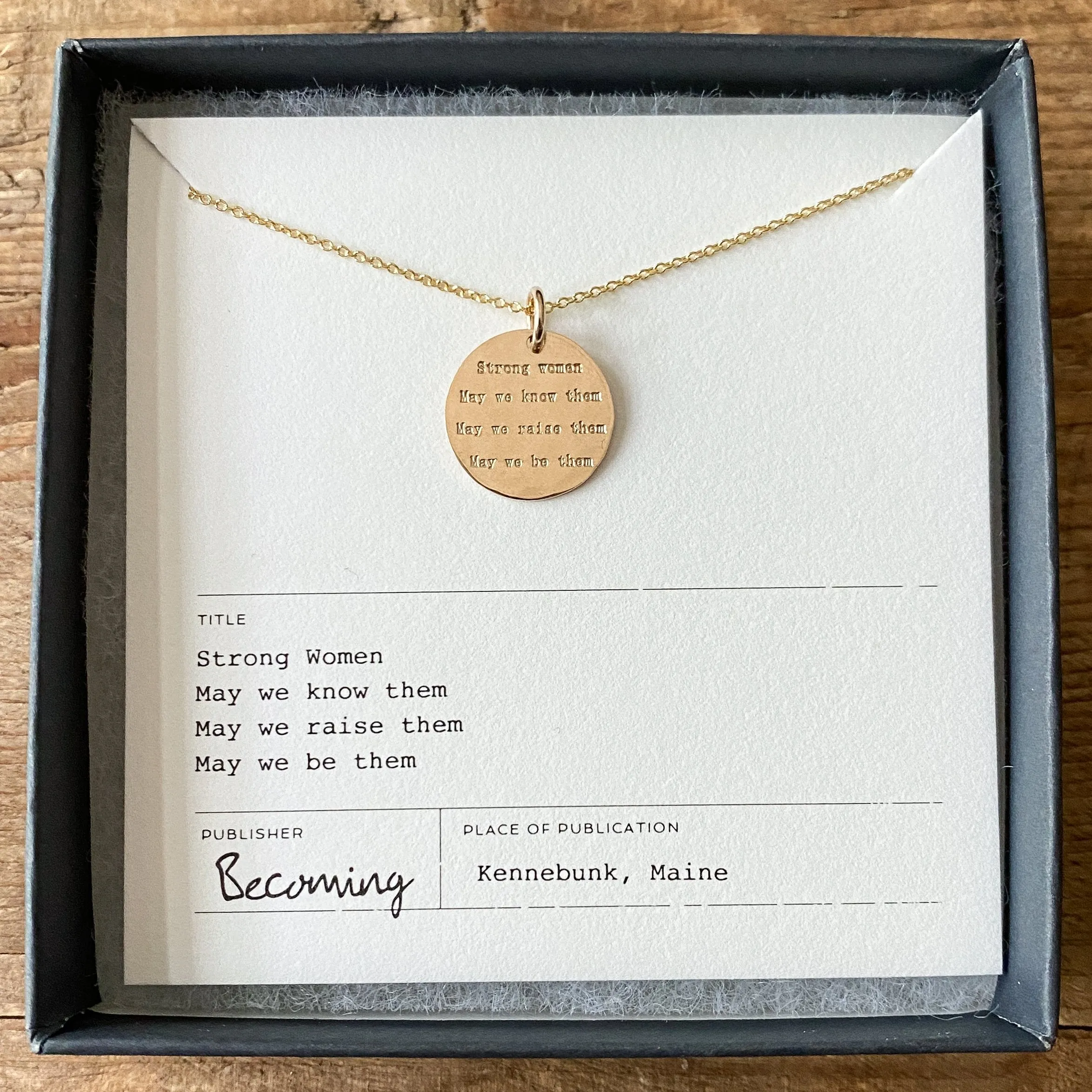 Strong Women Necklace | 2 options