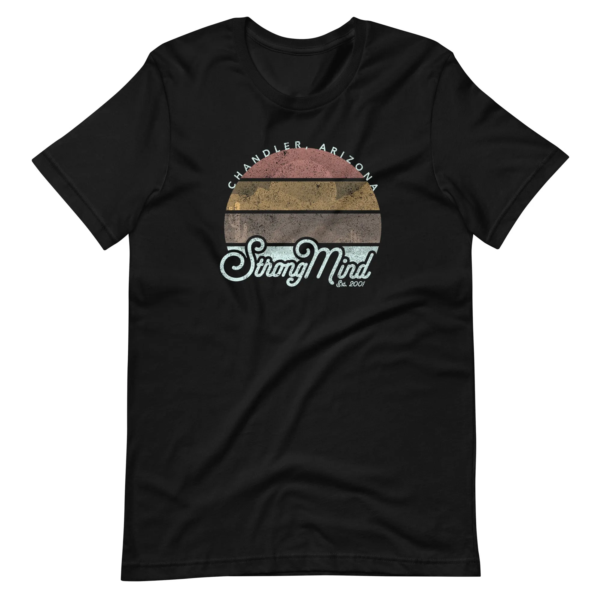 StrongMind Est. 2001 Vintage Style Unisex t-shirt (Dark)