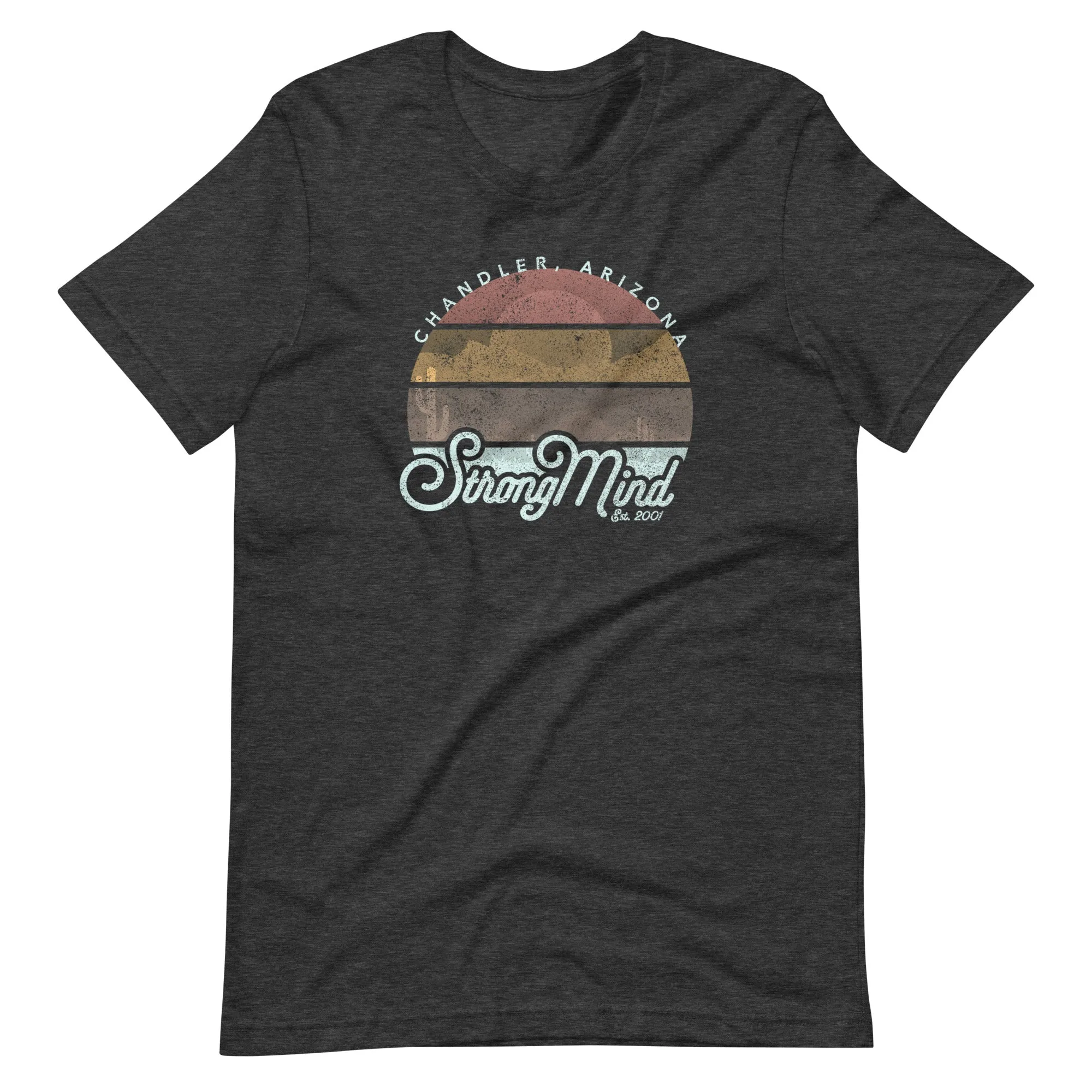 StrongMind Est. 2001 Vintage Style Unisex t-shirt (Dark)