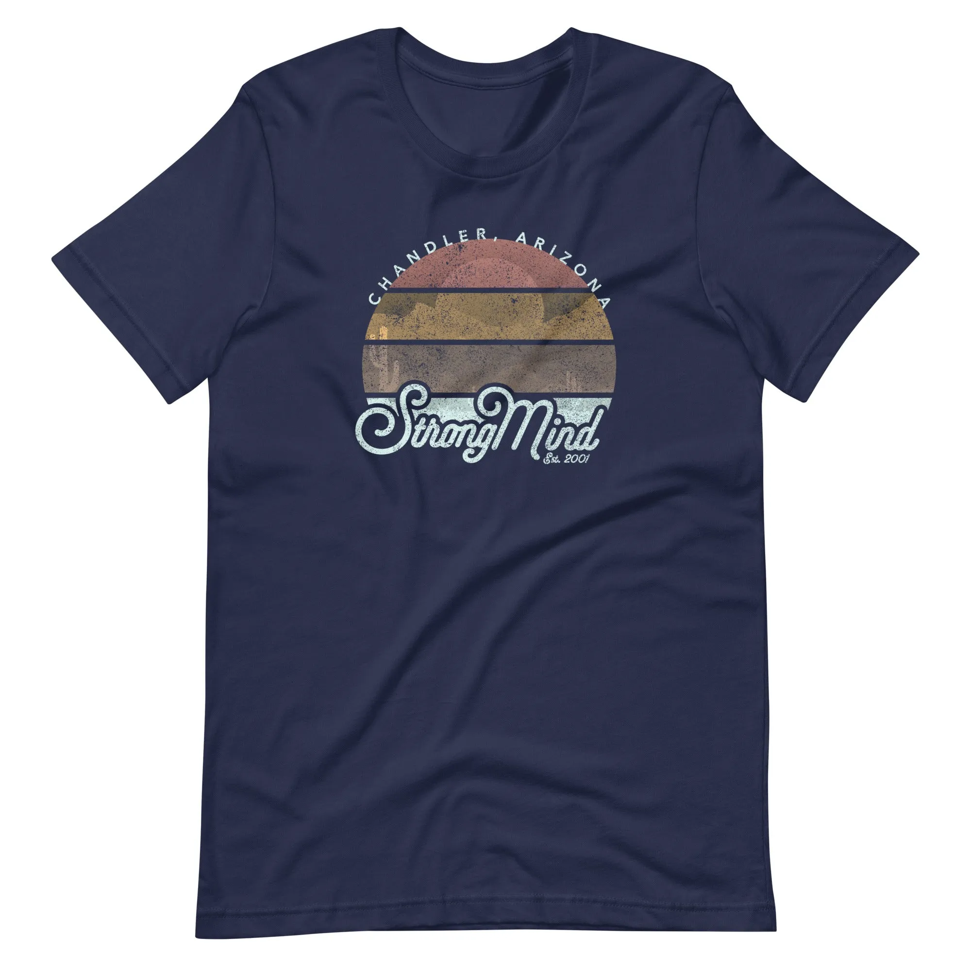 StrongMind Est. 2001 Vintage Style Unisex t-shirt (Dark)