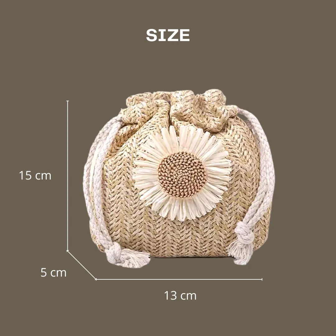 Summer Fashion Straw Woven Crossbody Bag – Single Shoulder Strap, Perfect for Travel and Amusement