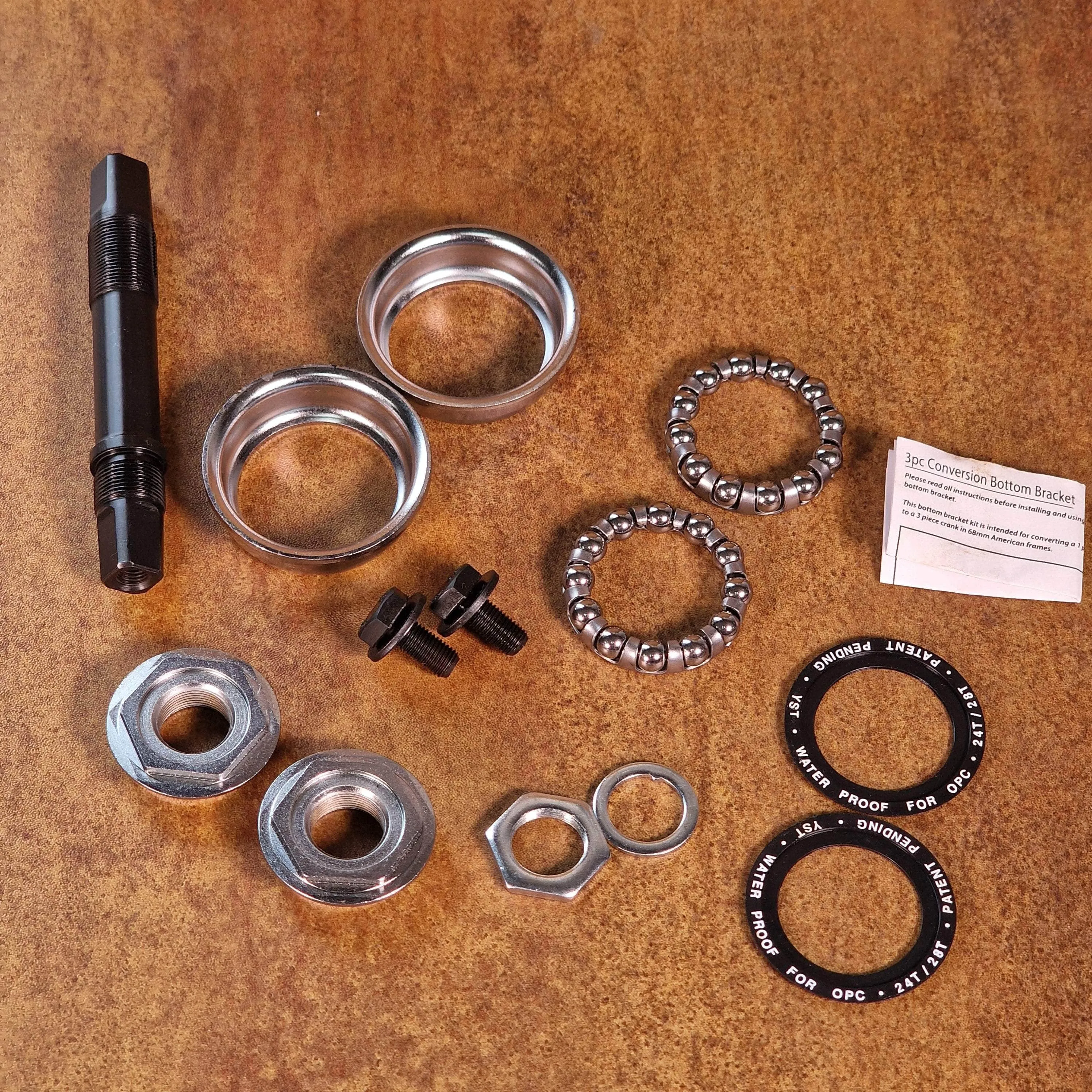 Sunlite Old School American Bottom Bracket for Three Piece Cranks