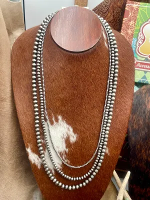 Tara 3 Strand Graduated Navajo Necklace