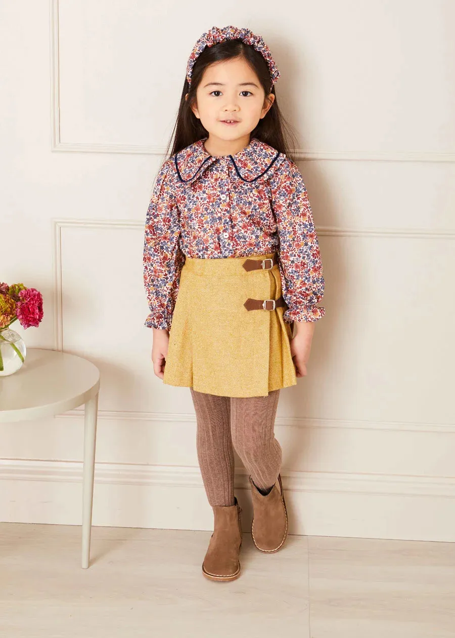 Taupe Ribbed Tights (3mths-8yrs)