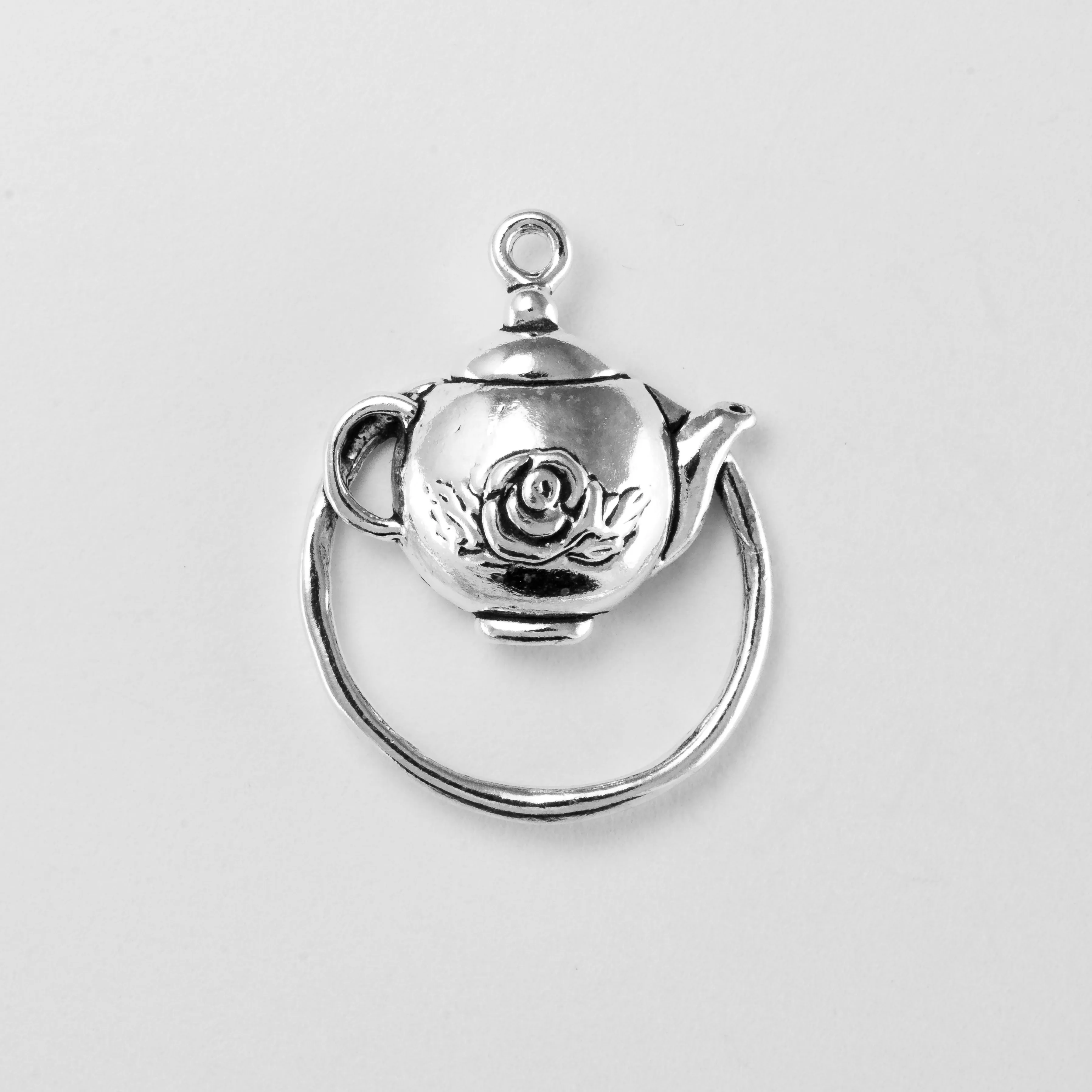 Teapot Charm/Glasses Holder