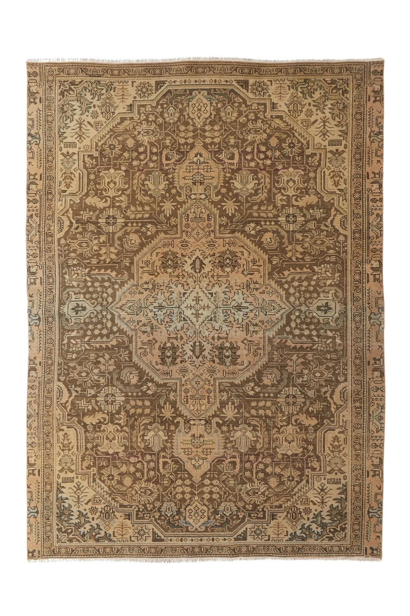 'Terra' Vintage Persian Rug - 6'10" x 9'8"