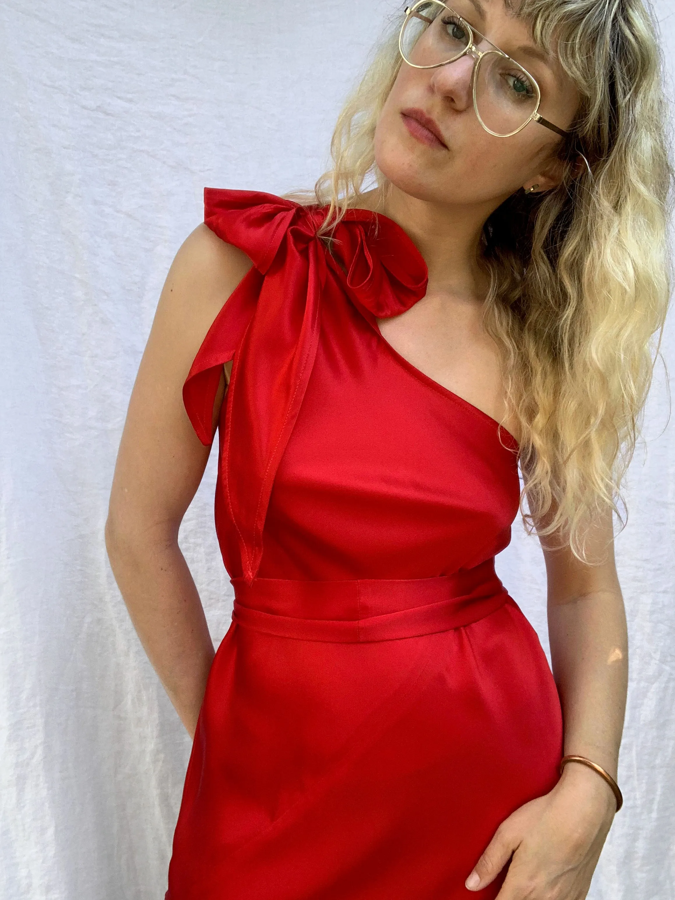 The Babylon Dress | Crimson