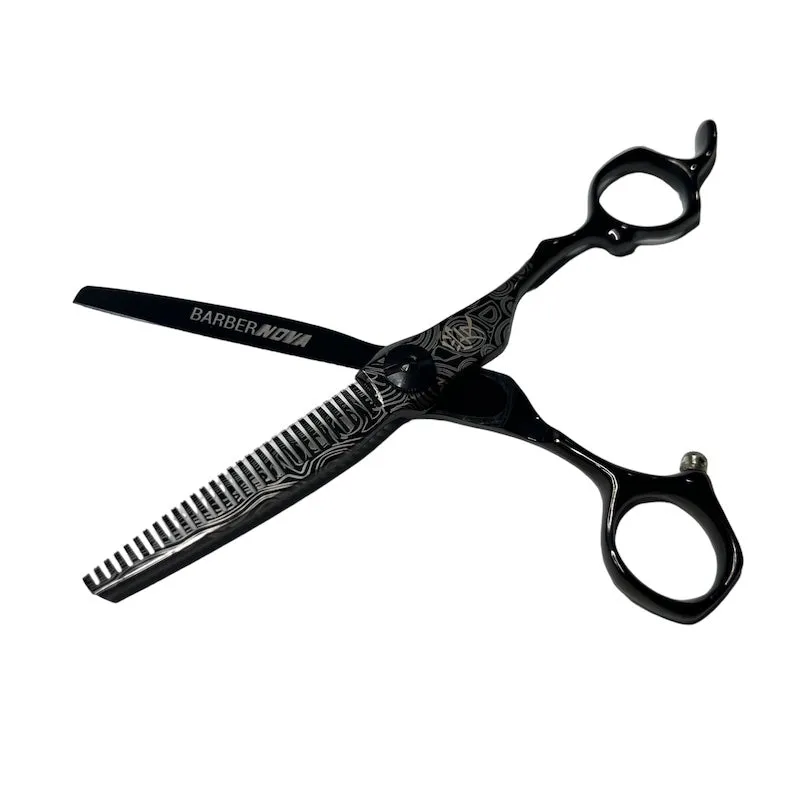 THE GRAND MASTER NOVA BLACK THINNING 6 INCH SHEAR