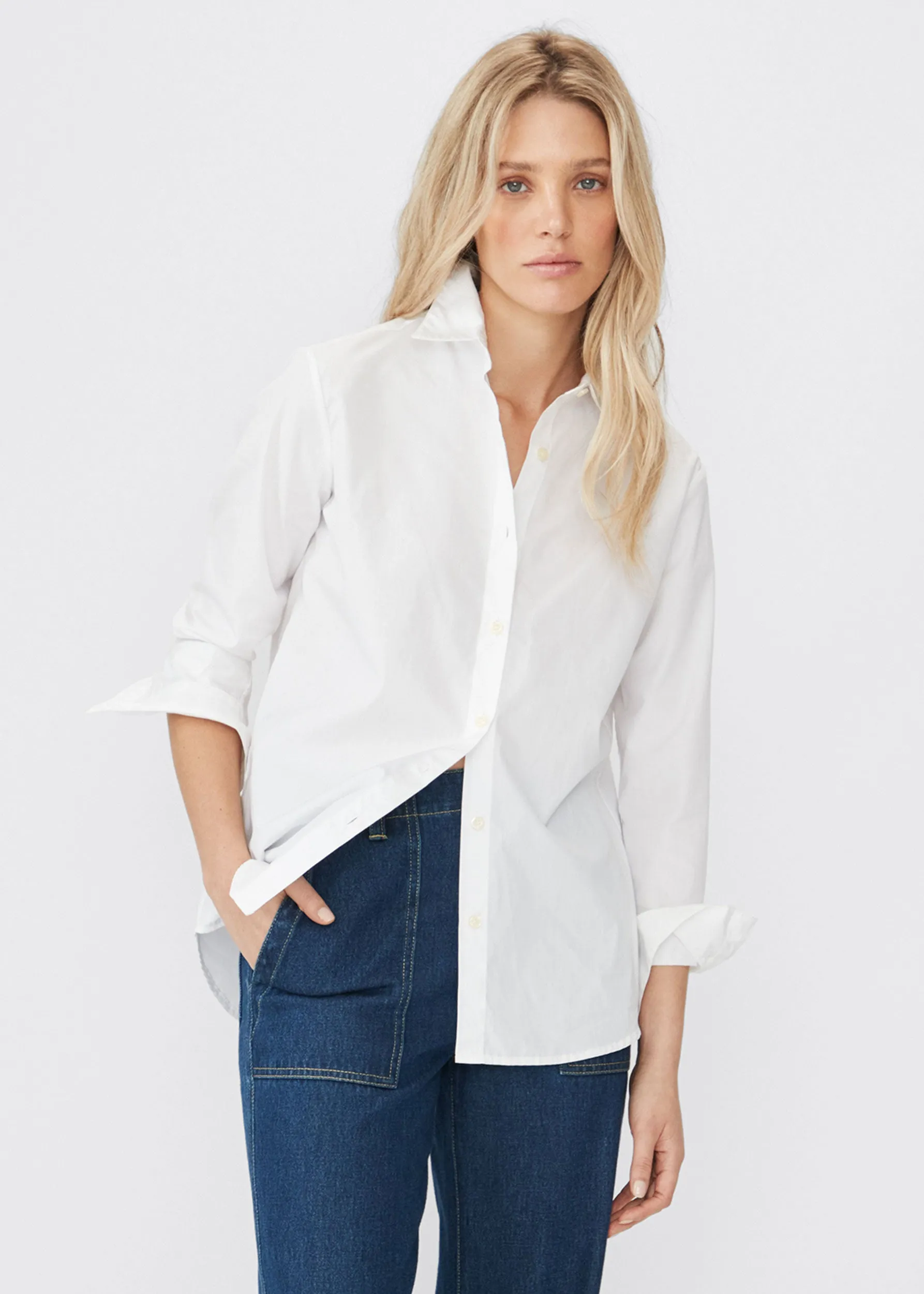 The Hutton Oversized Shirt - White