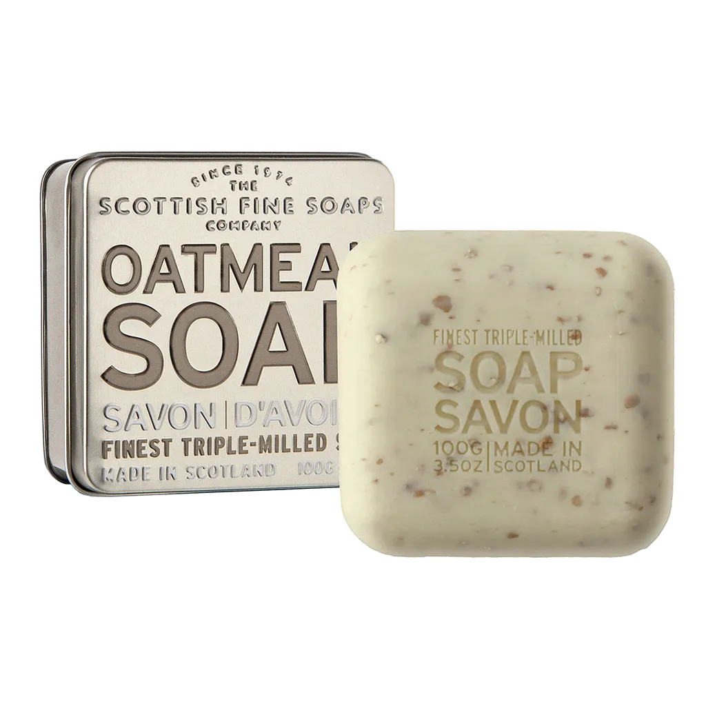 The Scottish Fine Soaps Company Soap In A Tin – Oatmeal 100g