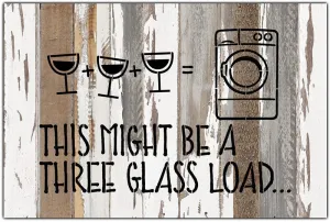 This might be a three glass load... / 18x12 Reclaimed Wood Wall Art