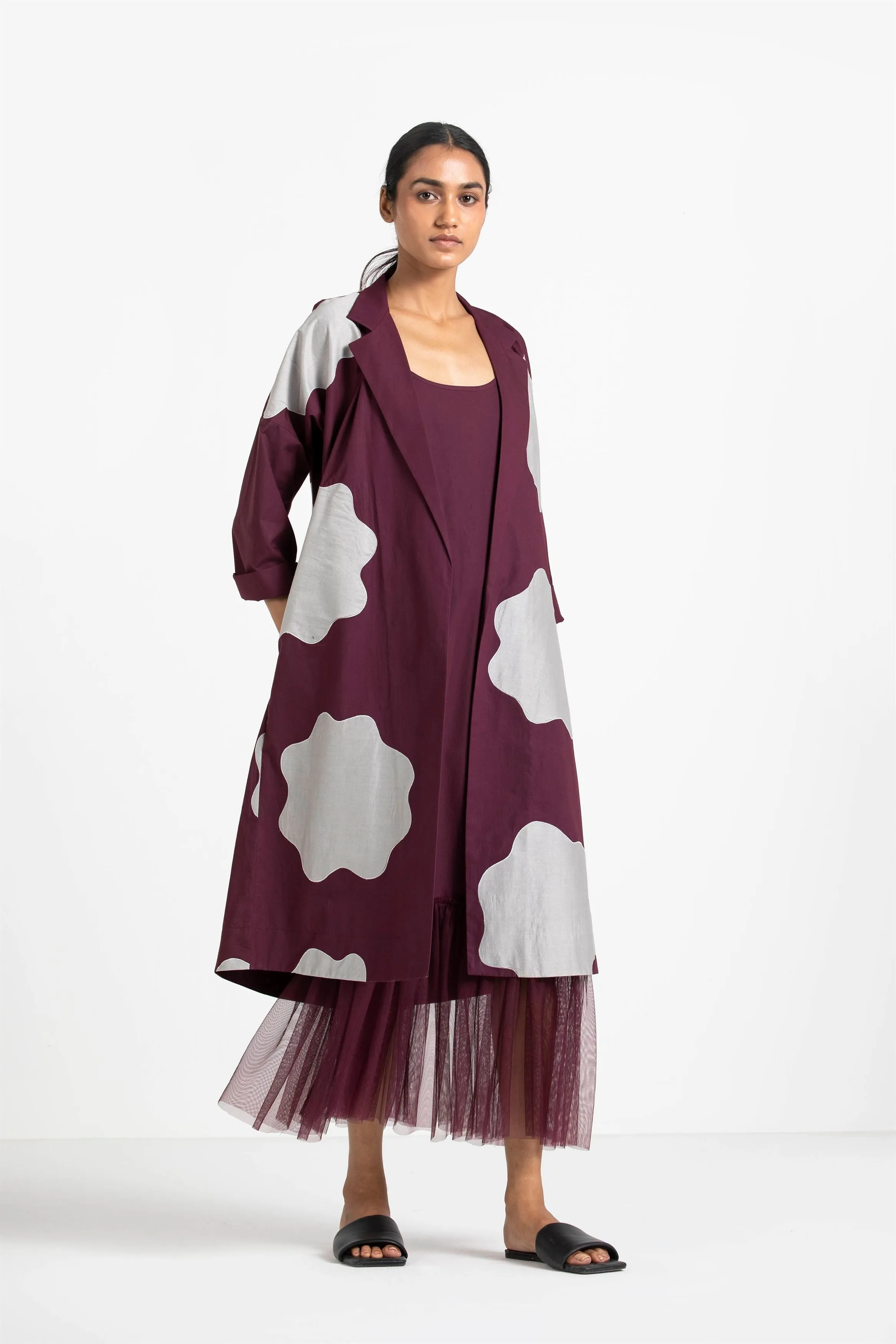 THREE   -   Applique Jacket Co Ord (Set Of 2)