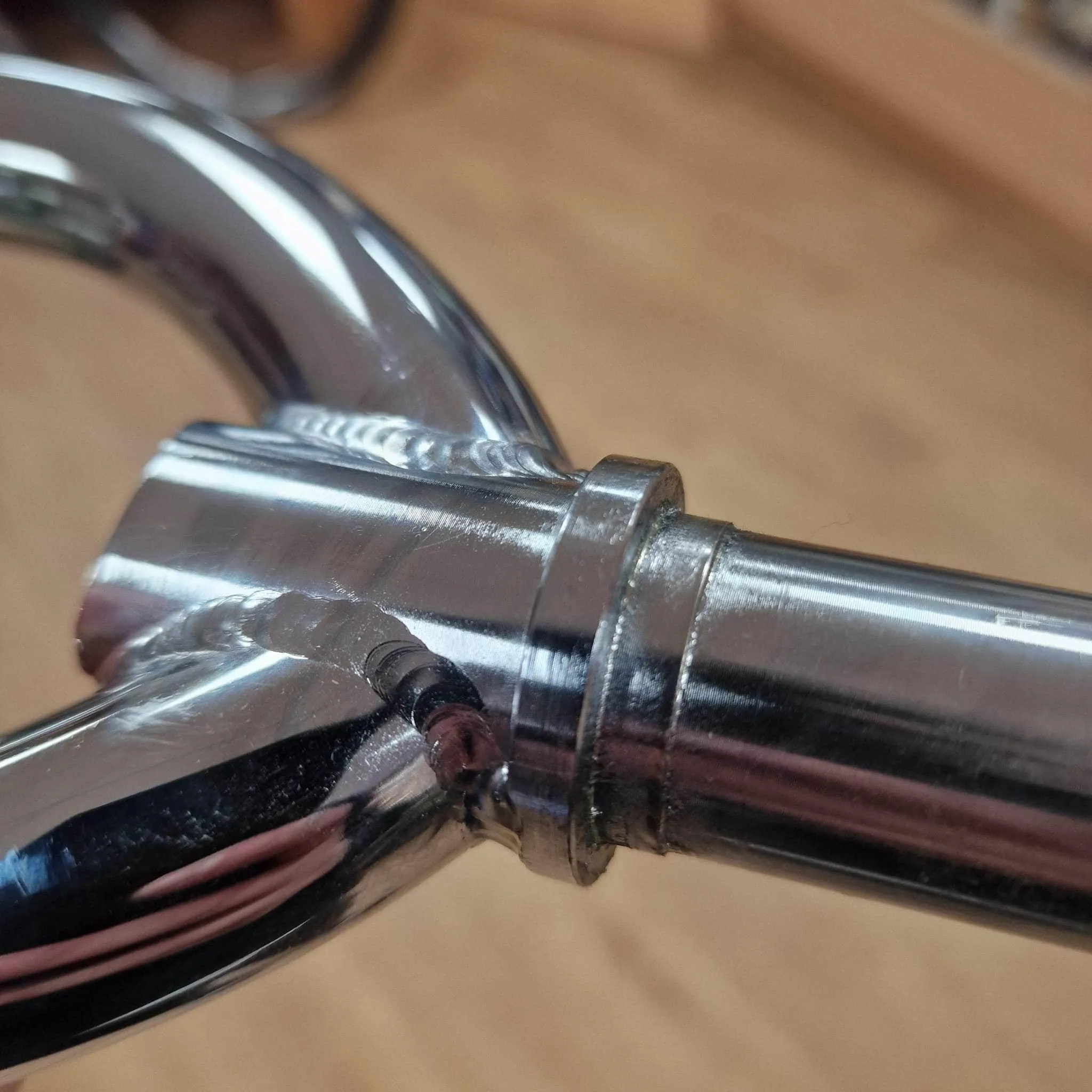Torker 1 Inch Threaded Forks Chrome