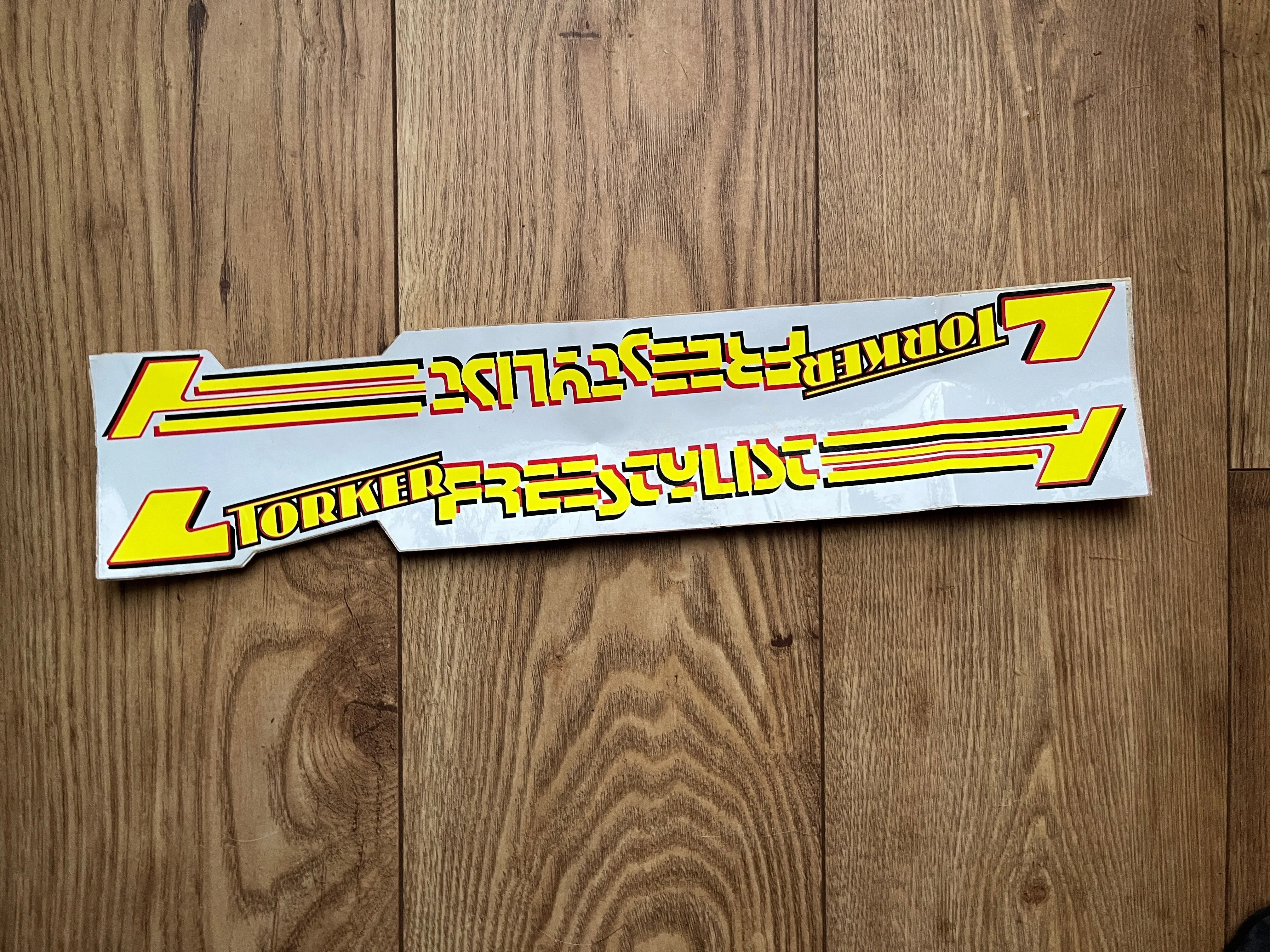 Torker Freestylist 1984 NOS Frame and Fork Sticker Single