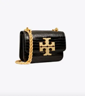 Tory Burch Black Eleanor Embossed Bag – 77044
