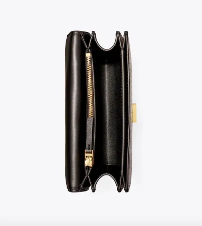 Tory Burch Black Eleanor Embossed Bag – 77044