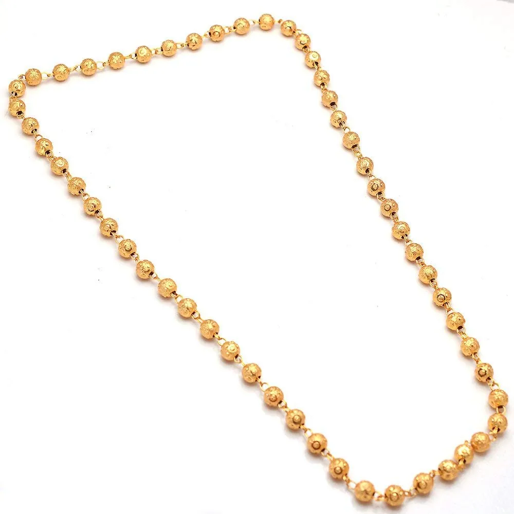 Traditional Single Line Layer Golden Necklace for Women