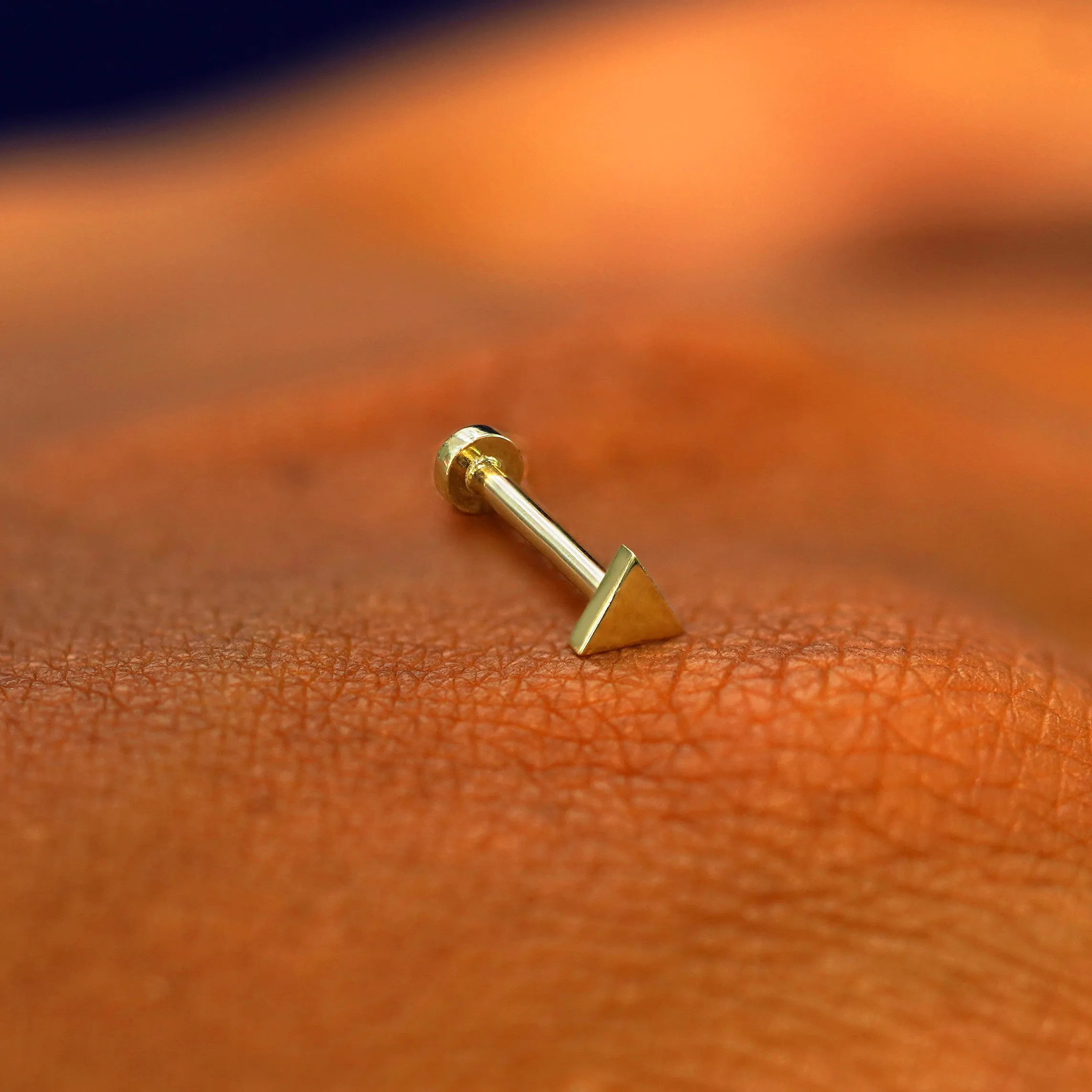 Triangle Flatback Piercing