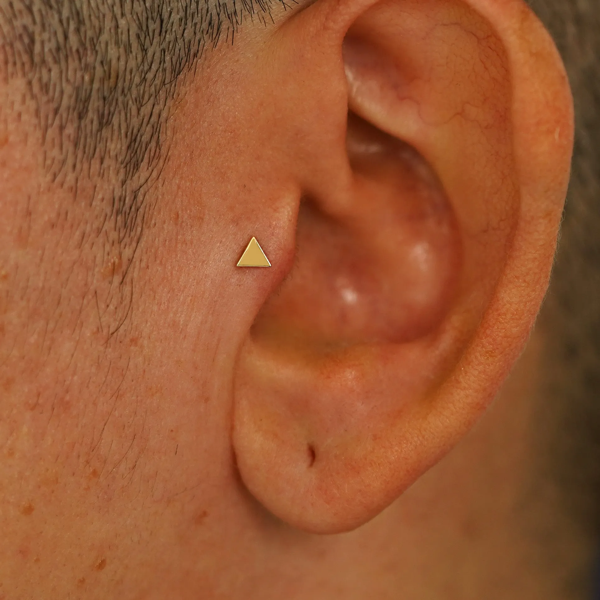 Triangle Flatback Piercing