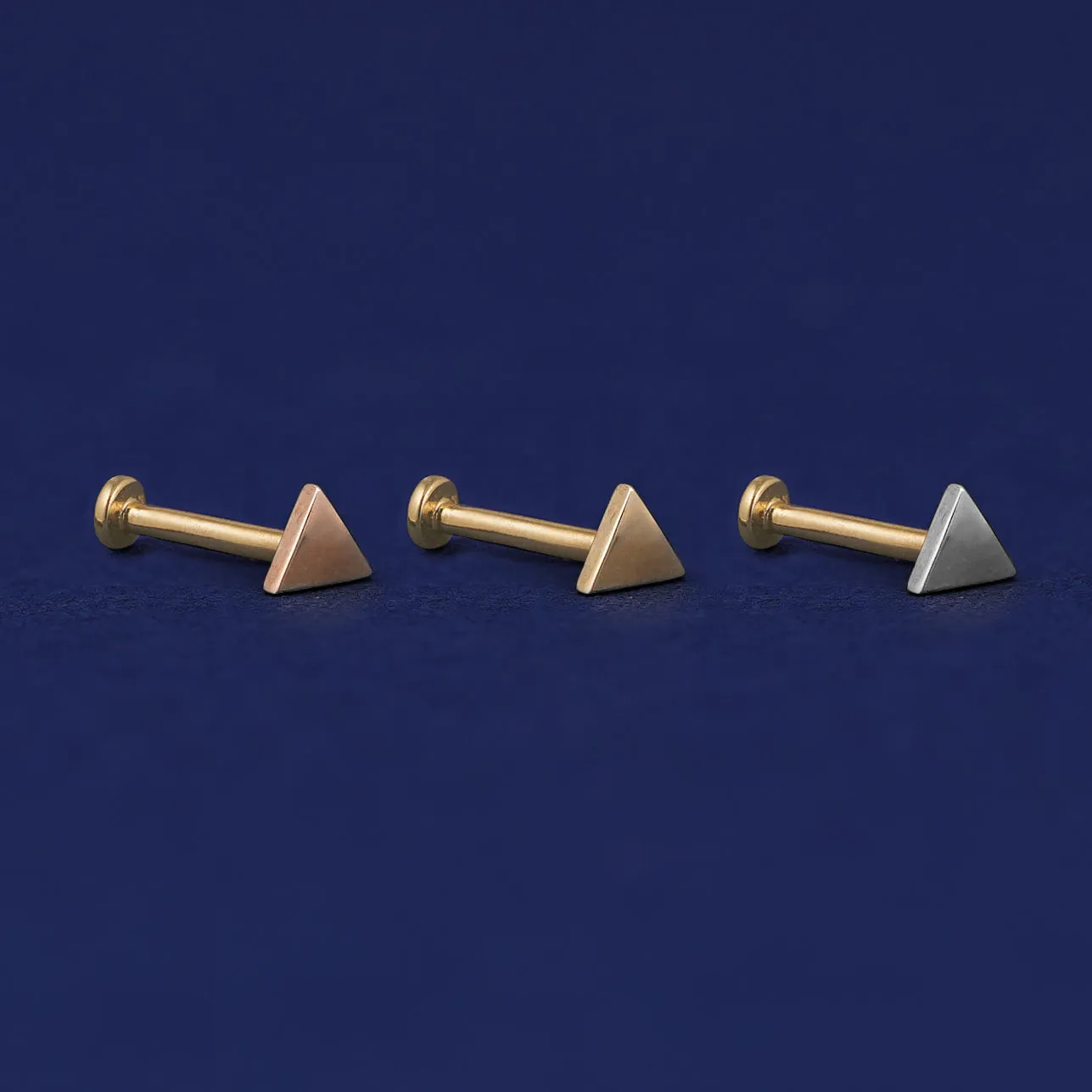 Triangle Flatback Piercing