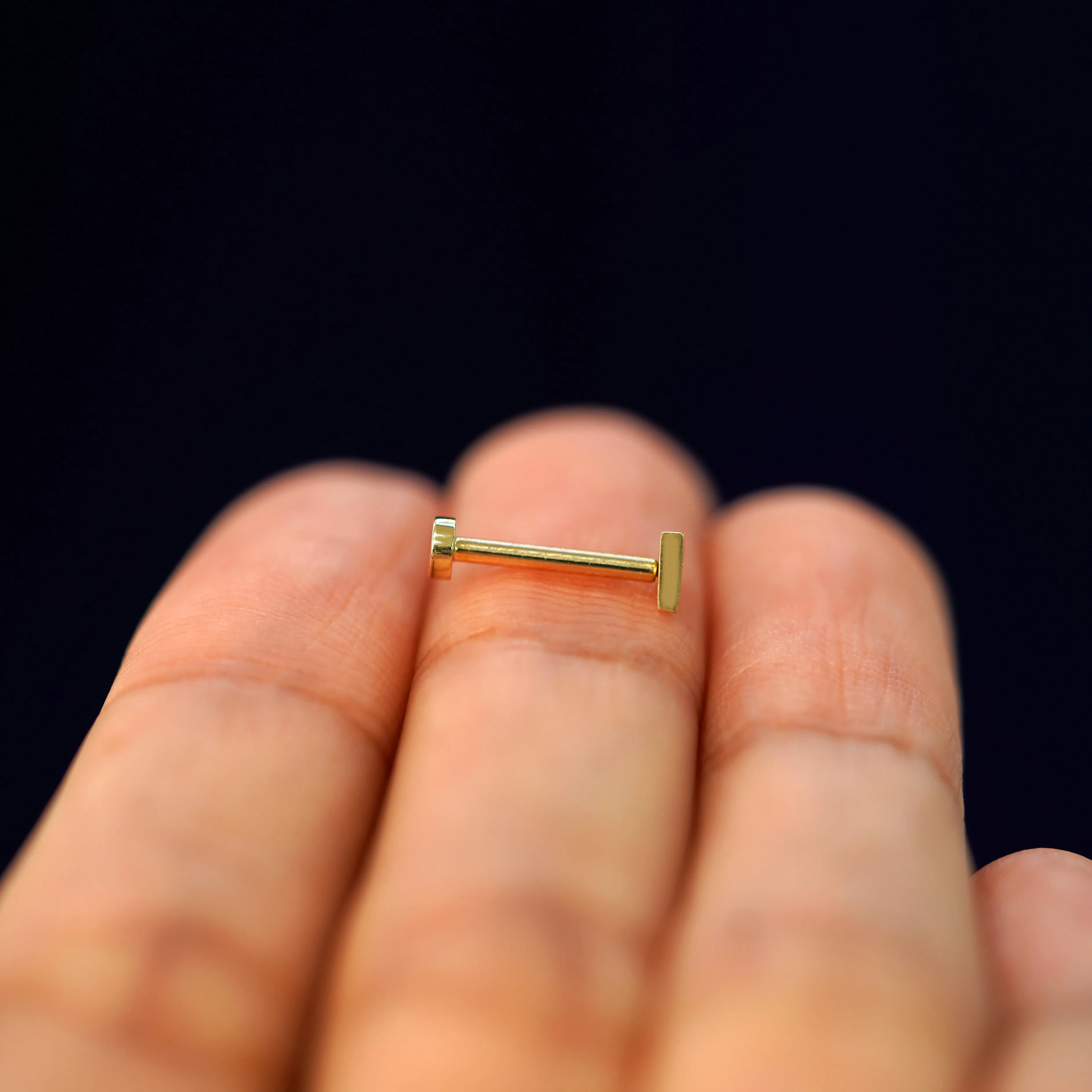 Triangle Flatback Piercing