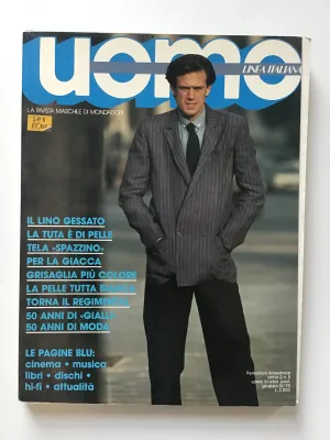 Uomo Linea Italiana Primavera Estate 1979 Spring Summer.
