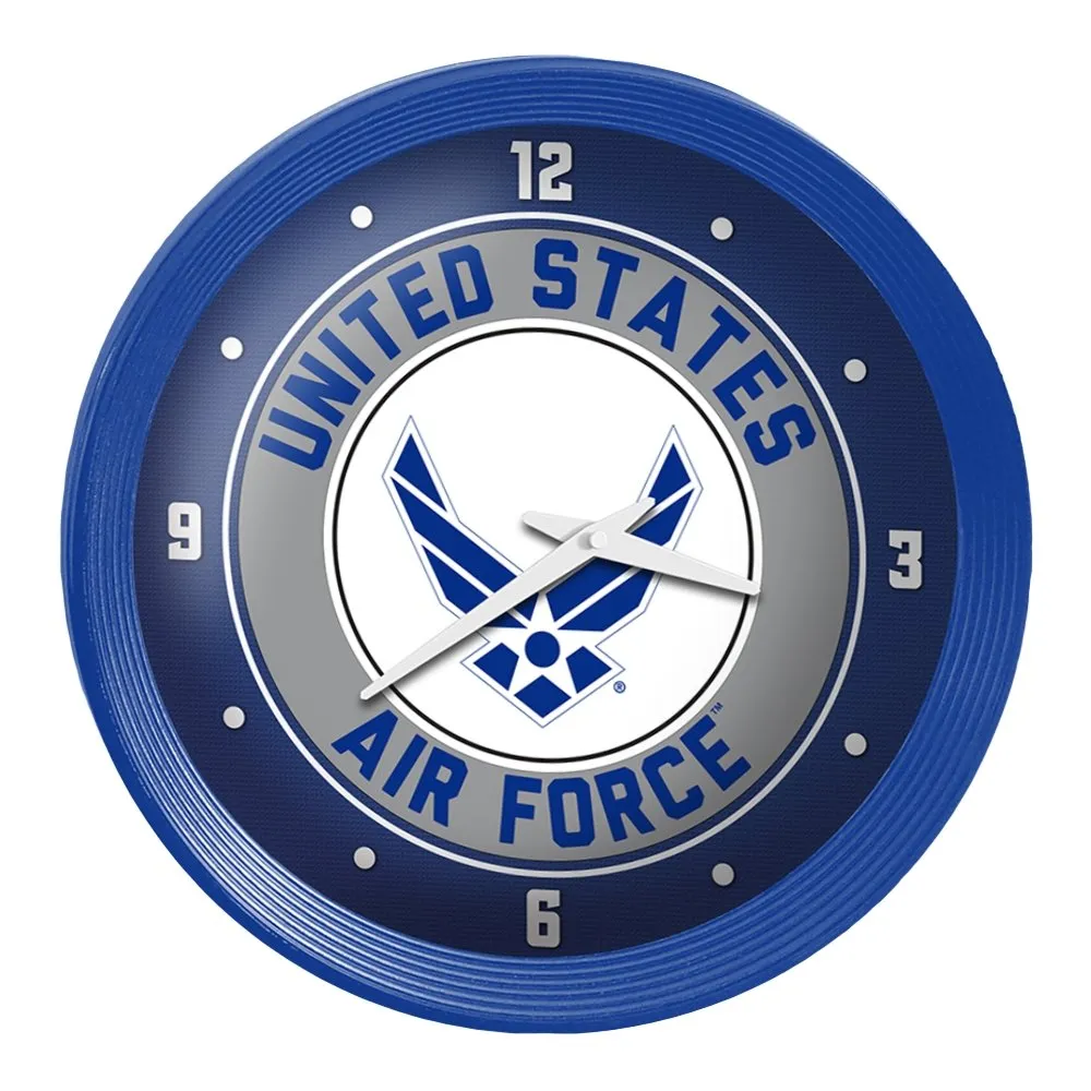 US Air Force: Ribbed Frame Wall Clock