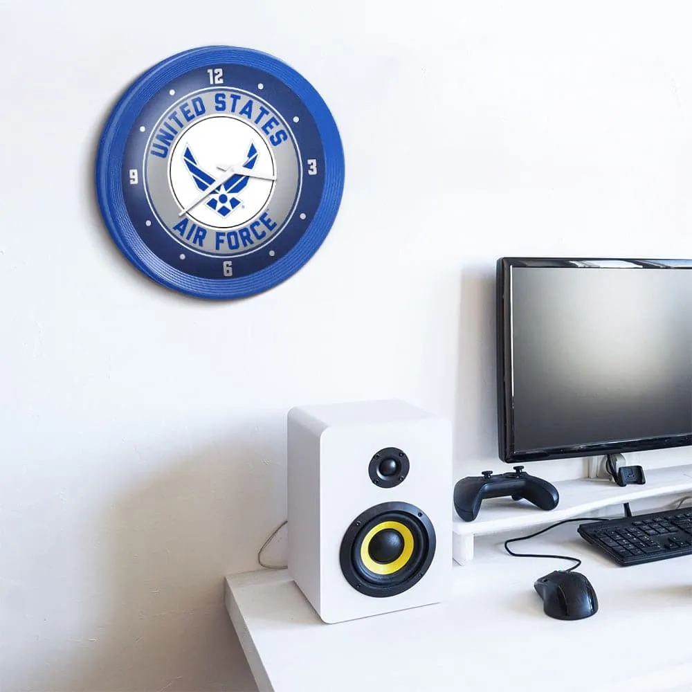 US Air Force: Ribbed Frame Wall Clock