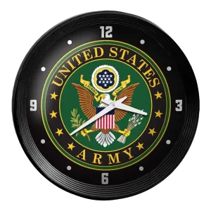 US Army: Ribbed Frame Wall Clock