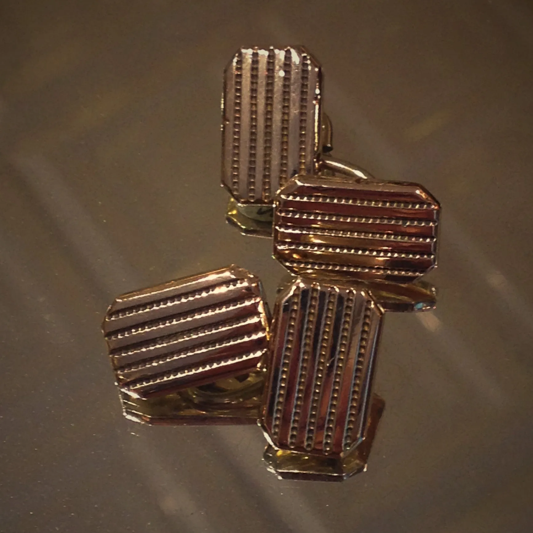 Victorian Ribbed Cufflinks