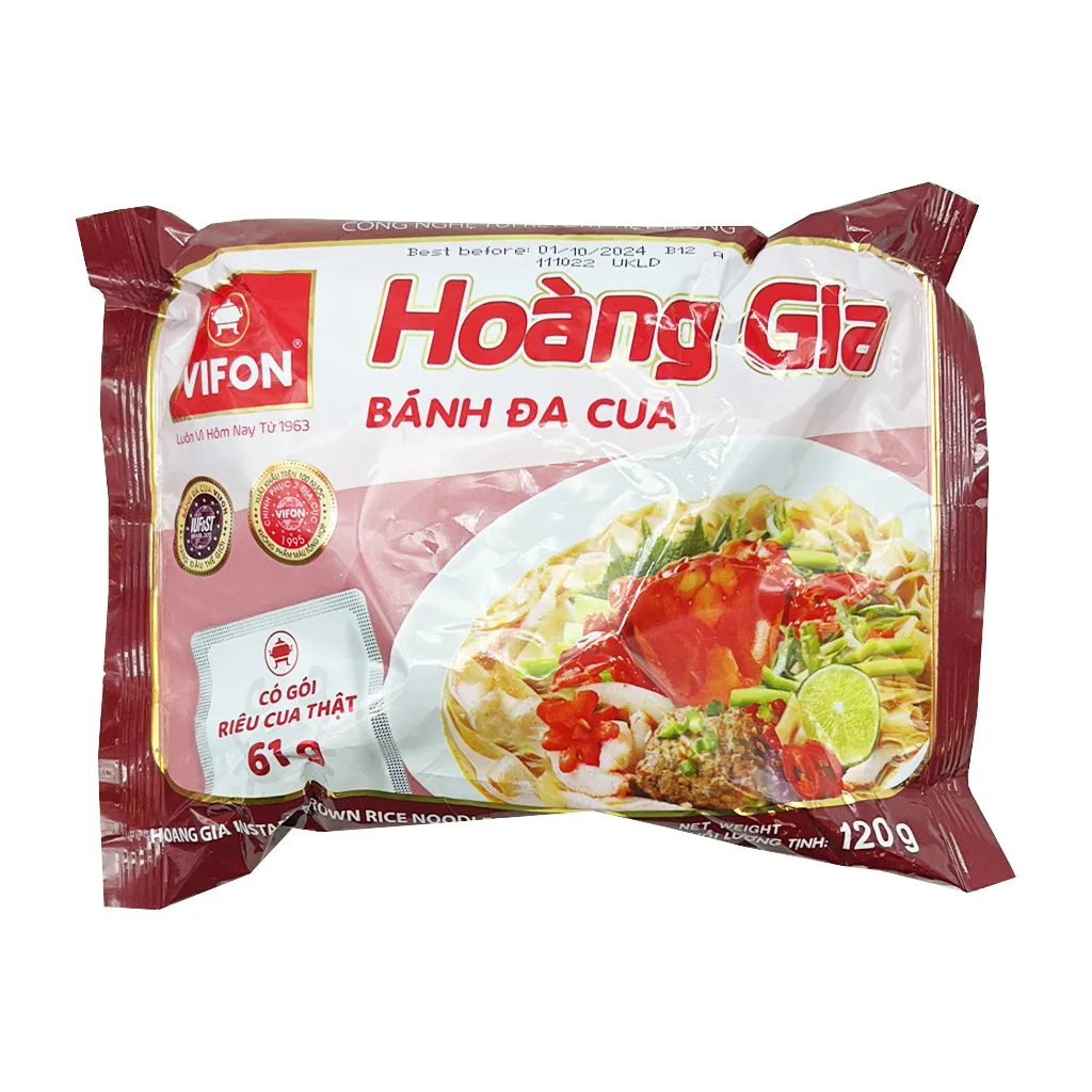 Vifon Instant Brown Rice Noodles Crab 120g ～ Vifon 越南糙米粉 蟹味 120g